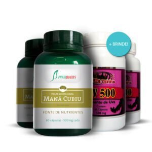 Kit da Mulher: 2 Maná Cubiu 60 Cápsulas 500mg + 2 UV 500 60 Cápsulas 500mg