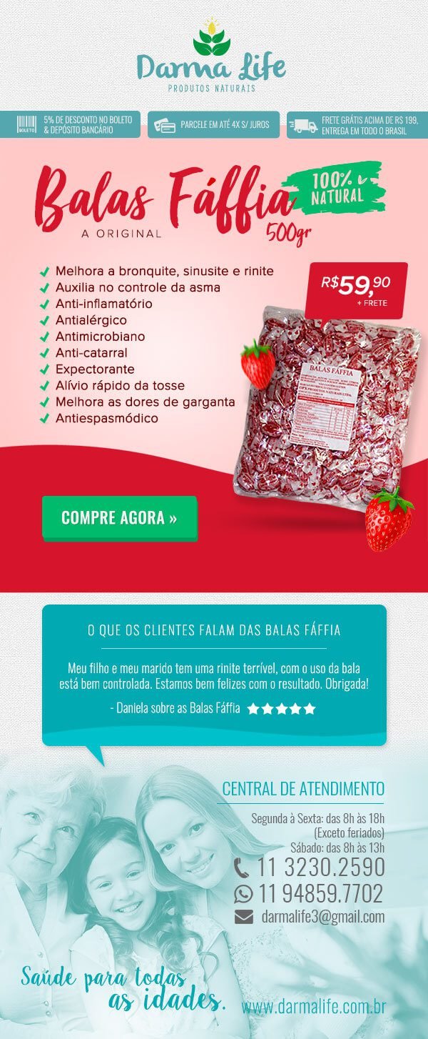 Sinta o Poder da Saúde nas Deliciosas Balas Fáffia!